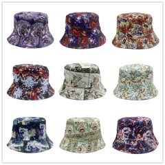 15 Styles One Piece Cartoon Hat Cap Anime Fisherman's Hat