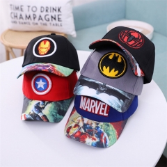 6 Styles Marvel Spider Man Iron Man Flash Cartoon Hat Baseball Cap Anime Hat