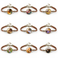 10 Styles Encanto Cartoon Leather Bangles Anime Bracelet