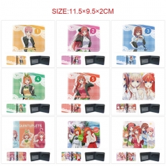 五等分花嫁 彩图pu皮革 二折对折钱包