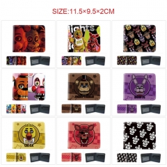 玩具熊的午夜后宫 彩图pu皮革 二折对折钱包