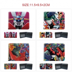 Mazinger z-5款  彩图pu皮革 二折对折钱包