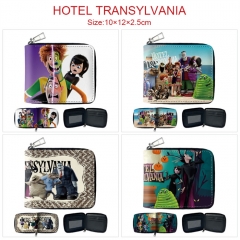 5 Styles Hotel Transylvania Cartoon PU Zipper Short Anime Wallet Purse