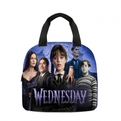 现货Wednesday addams星期三亚当斯一家新款中小学生书包儿童