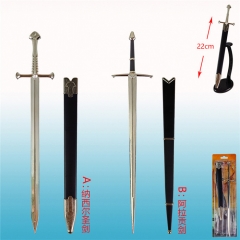 2款指环王22cm带鞘武器挂扣一个