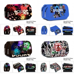 doors roblox Figure逃离大门动漫笔袋文具盒中小学生卡通铅笔盒