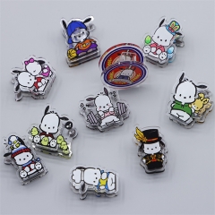 10 Styles 4CM Sanrio Pochacco Cute Acrylic Photo Clip Multi-Functional Anime PP Clip
