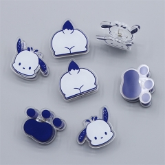 3 Styles 4CM Sanrio Pochacco Cute Acrylic Photo Clip Multi-Functional Anime PP Clip