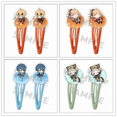 6 Styles Genshin Impact x LAWSON Anime Hair Clip HairPin