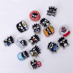 15 Styles 4CM Sanrio BADBADTZ-MARU Cute Acrylic Photo Clip Multi-Functional Anime PP Clip