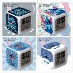史迪仔  新货精品动漫方形闹钟