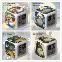 龙猫  新货精品动漫方形闹钟