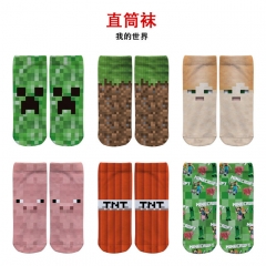 我的世界 精品动漫全彩直筒袜