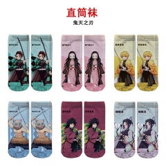 鬼灭之刃 精品动漫全彩直筒袜