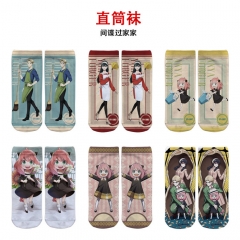 间谍过家家 精品动漫全彩直筒袜