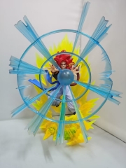 龙珠gt气功波吾吉特，重量835g，公仔高24厘米，彩盒尺寸28x20x26厘米，一件18个
