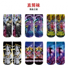 堡垒之夜 精品动漫全彩直筒袜