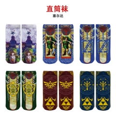 塞尔达传说 精品动漫全彩直筒袜