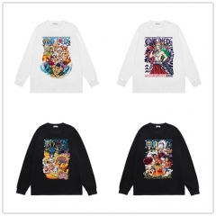 5 Styles One Piece Cartoon Anime Sweatshirt