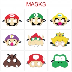 9 Styles Super Mario Bro. Cartoon Pattern Anime Eyepatch Mask