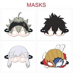 4 Styles Black Clover Cartoon Pattern Anime Eyepatch Mask