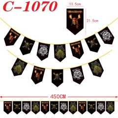2 Styles Pirates of the Caribbean Cartoon Decoration Anime Flag