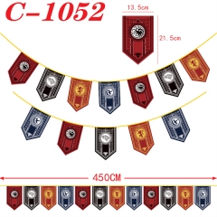 2 Styles Game of Thrones Cartoon Decoration Anime Flag