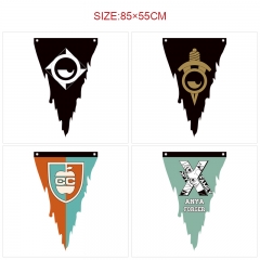 5 Styles 85*55CM Spy×Family Cartoon Decoration Dilapidated Anime Flag