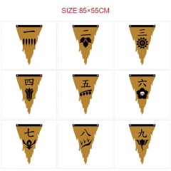 15 Styles 85*55CM Bleach Cartoon Decoration Dilapidated Anime Flag