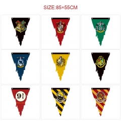11 Styles 85*55CM Harry Potter Cartoon Decoration Dilapidated Anime Flag