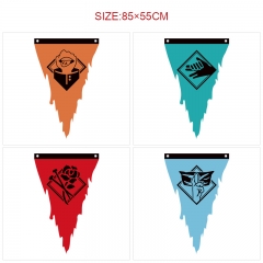 6 Styles 85*55CM Jujutsu Kaisen Cartoon Decoration Dilapidated Anime Flag