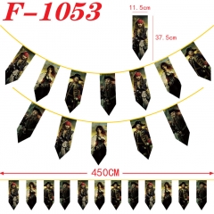 2 Styles Pirates of the Caribbean Cartoon Decoration Anime Flag
