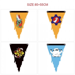 8 Styles 85*55CM SK∞/SK8 the Infinity Cartoon Decoration Dilapidated Anime Flag