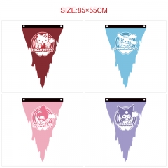7 Styles 85*55CM My Melody Cartoon Decoration Dilapidated Anime Flag
