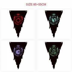 7 Styles 85*55CM The Seven Deadly Sins Cartoon Decoration Dilapidated Anime Flag