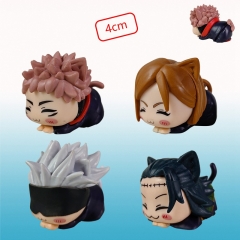 4款咒术回战猫耳趴姿睡眠公仔一套