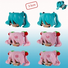 6款初音猫耳趴姿睡眠公仔一套
