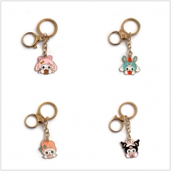 5 Styles My Melody Cartoon Pendant Character Anime Keychain