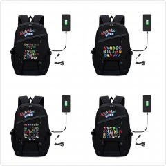 5 Styles Alphabet Lore Cartoon Character Anime Backpack Bag