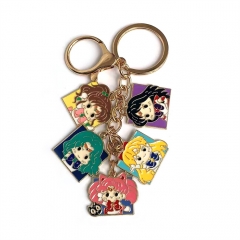 Pretty Soldier Sailor Moon Cartoon Pendant Character Anime Keychain