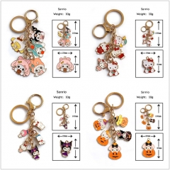 7 Styles My Melody Cartoon Pendant Character Anime Keychain