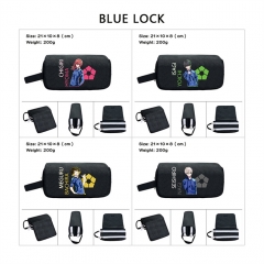 5 Styles Blue Lock Cartoon Character Anime Pencil Bag