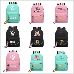 36 Styles K-POP Twice Cartoon Character Anime Backpack Bag