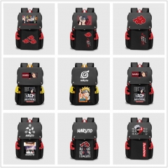 16 Styles Naruto Cartoon Character Anime Backpack Bag