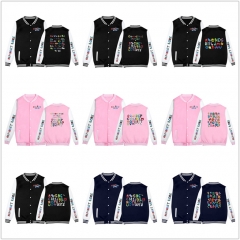 Alphabet Lore字母传说 周边印花棒球服加绒欧码外套个性时尚男女