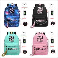 5 Styles Tokyo Revengers Cartoon Character Anime Backpack Bag