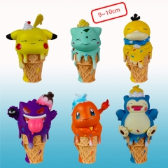 6PCS/SET 9-10CM Pokemon Cartoon Anime PVC Figure Toy (Opp Bag)