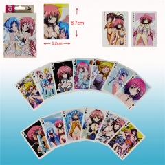 6.2*8.7CM Sora no otoshimono Cartoon Playing Anime Poker