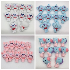 10PCS/SET 12CM 6 Styles K-POP BTS Bulletproof Boy Scouts Anime Plush Toy Pendant