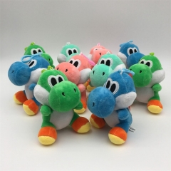 10PCS/SET 12CM Super Mario Bro Anime Plush Pendant Toy